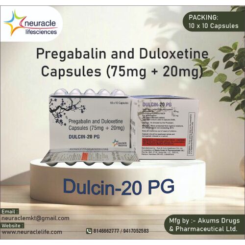 Duloxetine + Pregabalin Tablets Duloxetine + Pregabalin Tablets